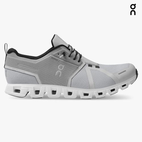 On Cloud 5 Waterproof Men's Sneakers Light Grey | JKL253-CA