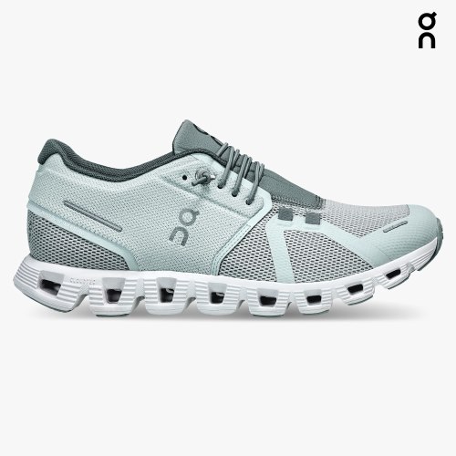 On Cloud 5 Women's Sneakers Mint | OVM728-CA