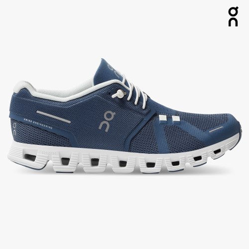 On Cloud 5 Women's Sneakers Navy | WZQ418-CA