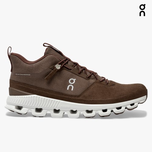 On Cloud Hi Men's Sneakers Brown | AHV593-CA
