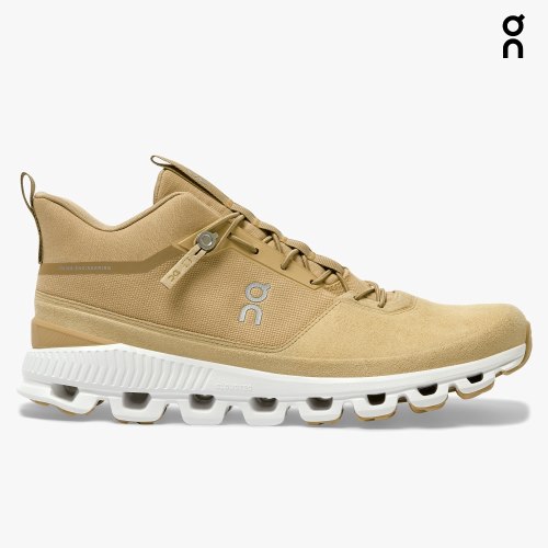 On Cloud Hi Men's Sneakers Khaki | SKW346-CA