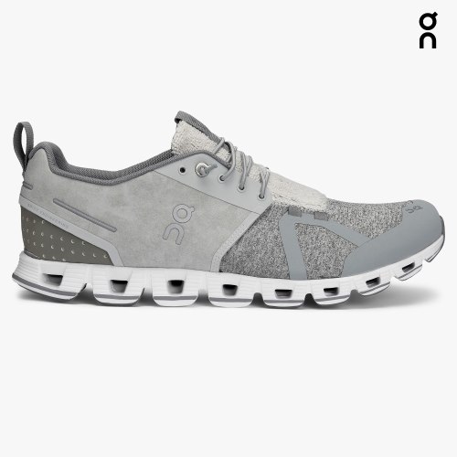 On Cloud Terry Men's Sneakers Silver | NOI586-CA