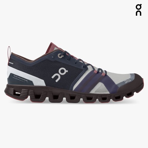 On Cloud X Shift Men's Training Shoes Navy | FOC423-CA