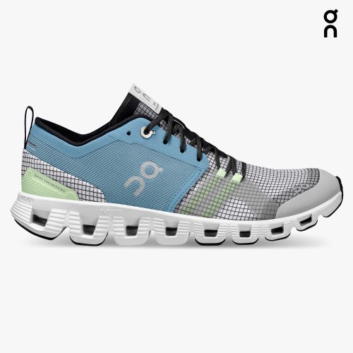 On Cloud X Shift Women's Training Shoes Blue / Grey | UIX376-CA