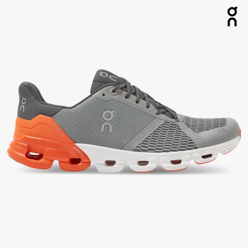 On Cloudflyer Men's Running Shoes Grey | UOY185-CA