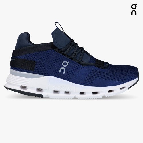 On Cloudnova Women's Sneakers Navy | PJZ204-CA