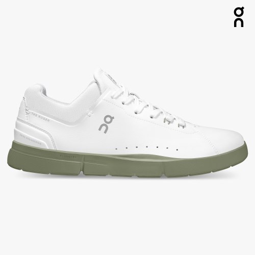 On Cloud THE ROGER Advantage Men's Sneakers White / Olive | NRM162-CA