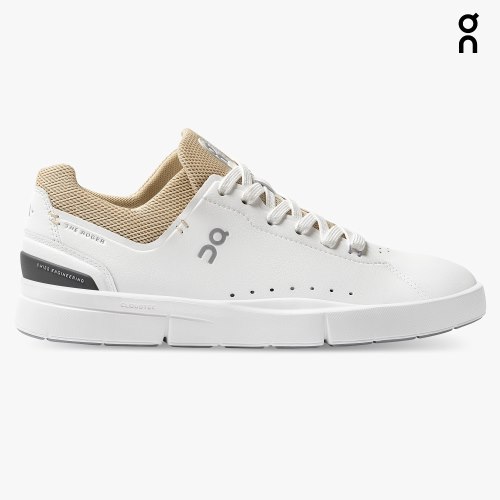 On Cloud THE ROGER Advantage Women's Sneakers White / Khaki | IMW057-CA