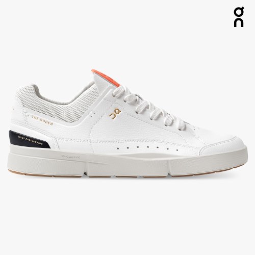 On Cloud THE ROGER Centre Court Women's Sneakers White / Orange | ESO092-CA
