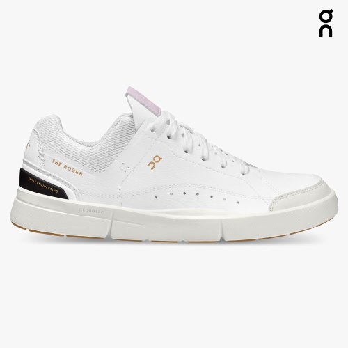 On Cloud THE ROGER Centre Court Women's Sneakers White / Pink | NRF689-CA