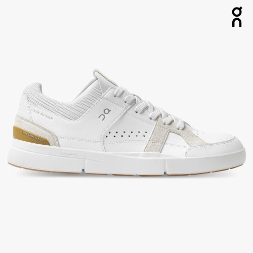 On Cloud THE ROGER Clubhouse Men's Sneakers White | IRB834-CA